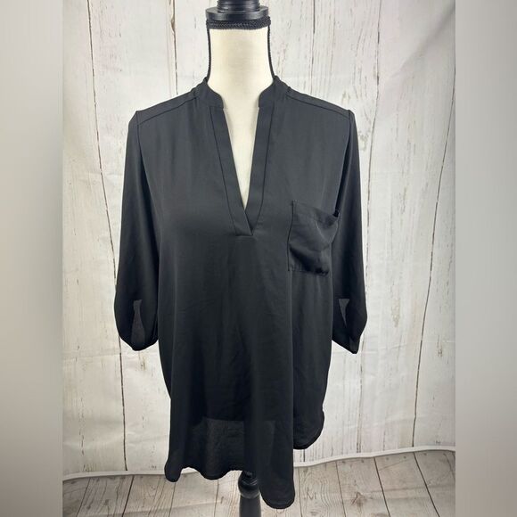 ‼️final must bundle‼️ Lush Women’s Classic Blouse Tunic V-neck - Picture 1 of 5